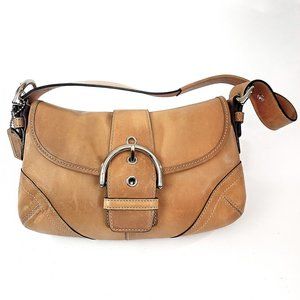 Coach Soho 9247 Vintage Tan Leather Shoulder Bag – Purse